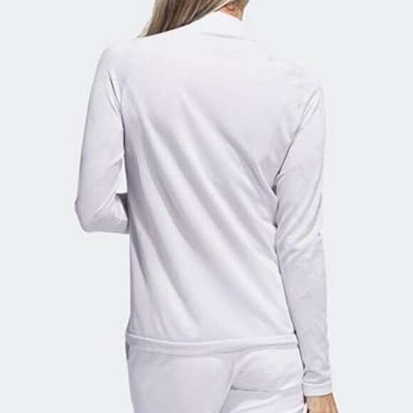 NWT New Adidas Womens XL Extra Large Ultimate365 Tour Monogram Mock Golf T Shirt - Picture 2 of 6
